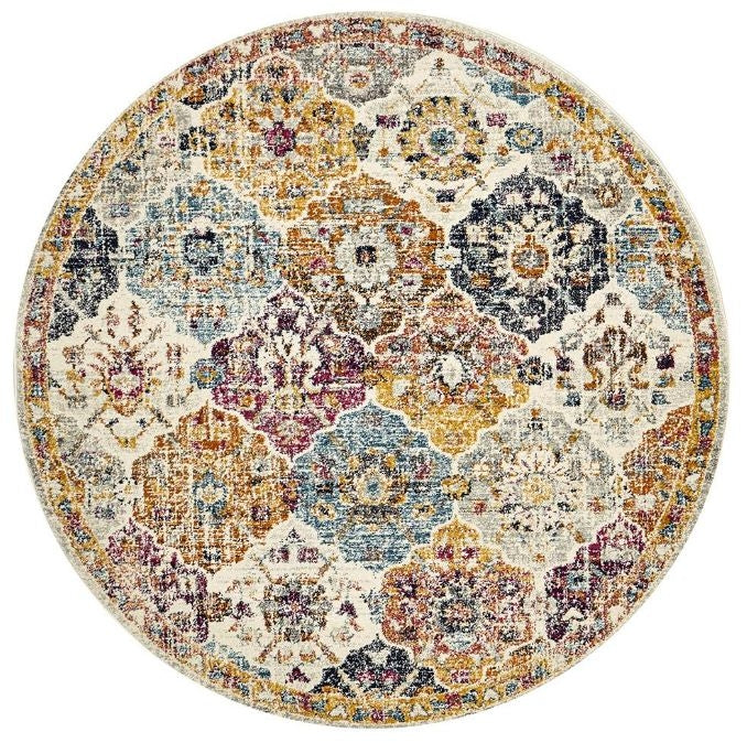 Museum 861 Rust Round by Rug Culture-150X150CM - ROUND