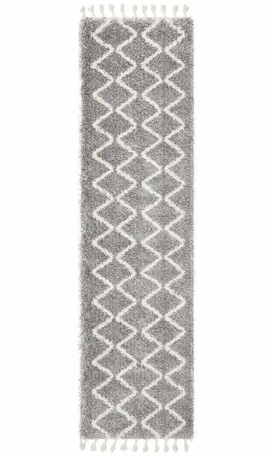 Saffron 22 Silver Runner By Rug Culture - 200X80CM - RUNNER