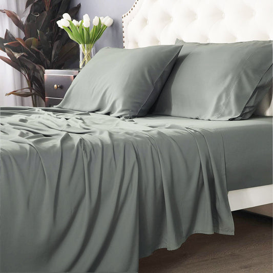 Bamboo Cotton 500 TC Jade Sheet Set by Park Avenue Long Single