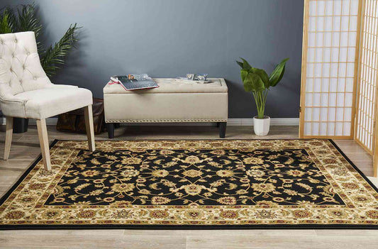 Sydney 1 Black Ivory by Rug Culture - 290X200CM - RECTANGLE