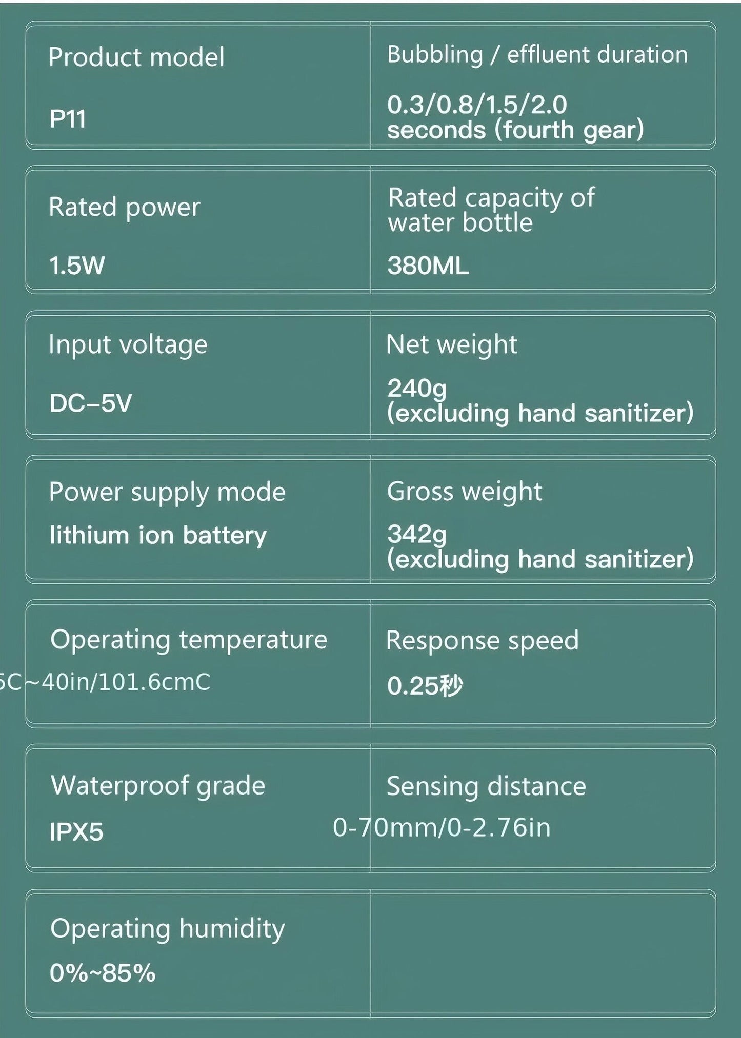 380ml touchless sensor automatic soap dispenser - wall-mounted, rechargeable lithium battery, USB charging, modern black design, suitable for bathroom and kitchen, bathroom soap dispenser | modern soap dispenser | touchless soap dispenser