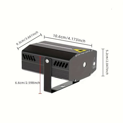 Starlight laser party light - Colorful starry sky projection effect, designed for parties and family gatherings, Christmas holiday atmosphere light | Party lighting expert | Holiday gift selection