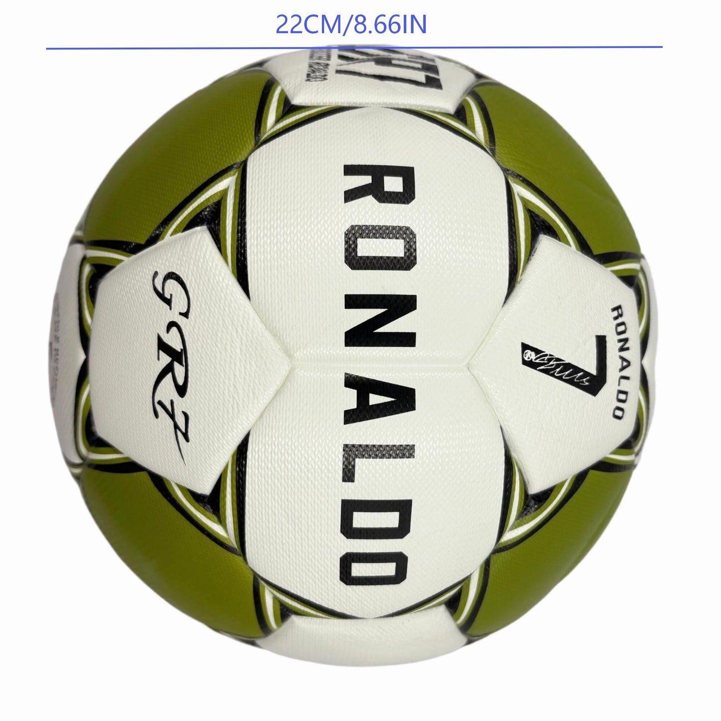 A local gold color matching size5 football, PU fitting material, Christmas Boxing Day gift, including pump+air needle+net bag set,soccer