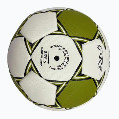 A local gold color matching size5 football, PU fitting material, Christmas Boxing Day gift, including pump+air needle+net bag set,soccer