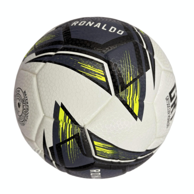 A green devil whirlwind No.5 football, PU fit material, wear-resistant and explosion-proof, including pump+air needle+net bag.