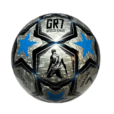 A competition training collection Christmas Boxing Day gift prize football PU mirror material fitting technology explosion-proof wear-resistant (net bag+air needle+pump) 5th soccer