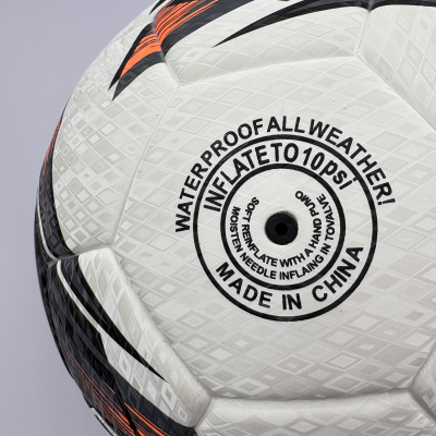 5th football match training gift hot-blooded youth PU fitting material wear-resistant explosion-proof Christmas Boxing Day (including air needle net bag pump)soccer