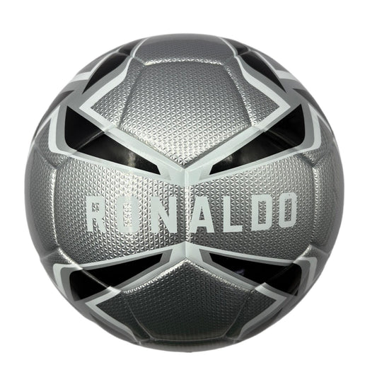 A mirror football with black and white color matching, professional anti-slip and wear-resistant design, exclusive football for fans, three-piece set with net bag, air needle and air pump, the best prize in campus competition, and a sports gift from fathe