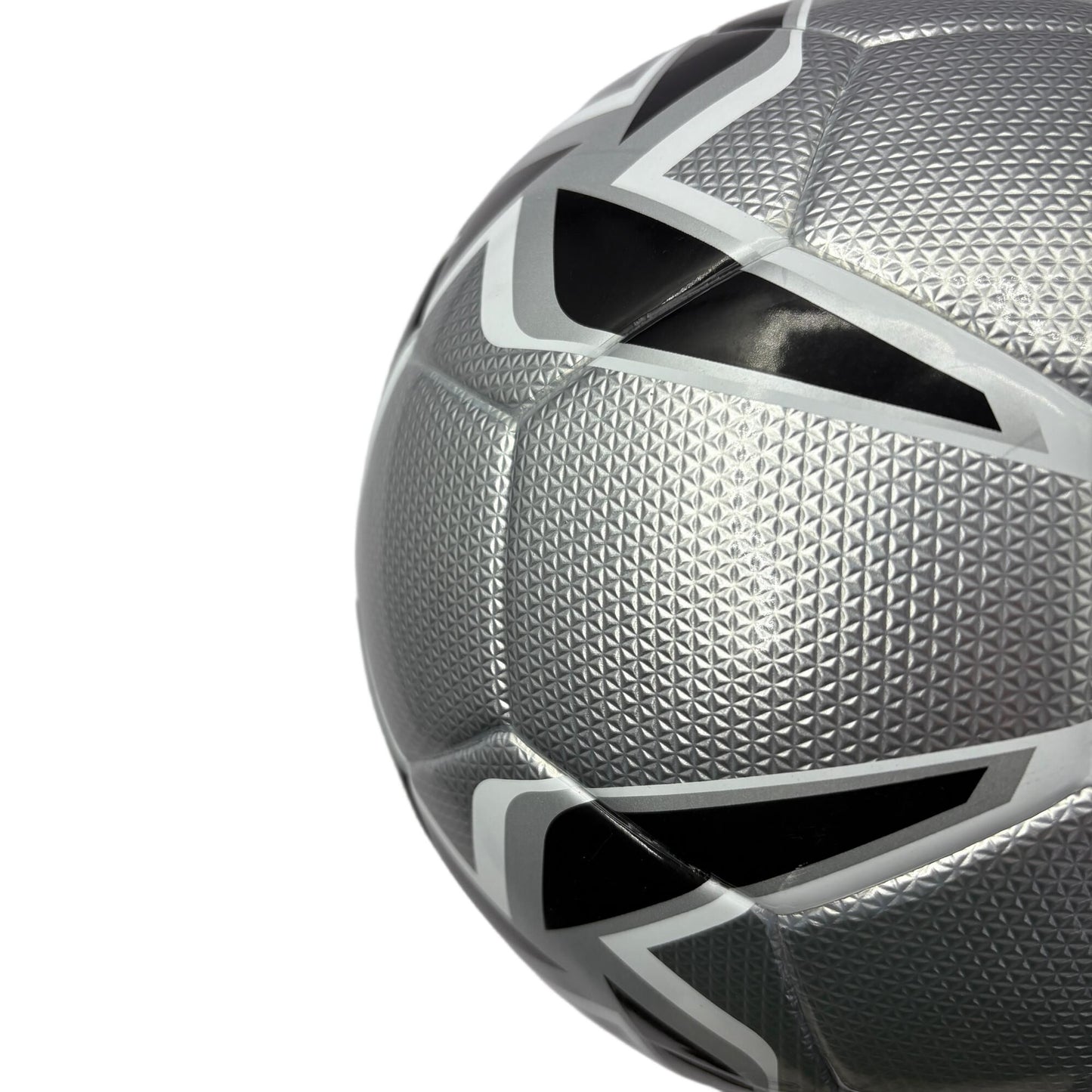 A mirror football with black and white color matching, professional anti-slip and wear-resistant design, exclusive football for fans, three-piece set with net bag, air needle and air pump, the best prize in campus competition, and a sports gift from fathe