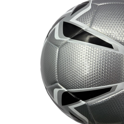 A mirror football with black and white color matching, professional anti-slip and wear-resistant design, exclusive football for fans, three-piece set with net bag, air needle and air pump, the best prize in campus competition, and a sports gift from fathe