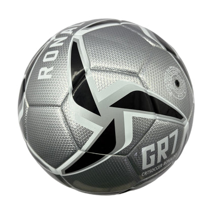 A mirror football with black and white color matching, professional anti-slip and wear-resistant design, exclusive football for fans, three-piece set with net bag, air needle and air pump, the best prize in campus competition, and a sports gift from fathe