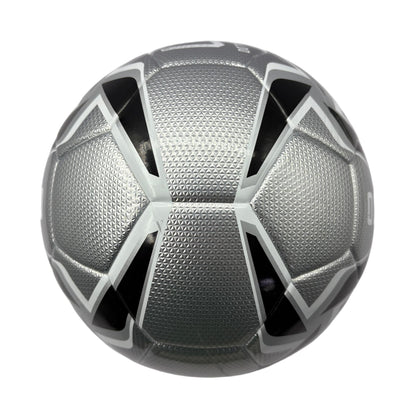 A mirror football with black and white color matching, professional anti-slip and wear-resistant design, exclusive football for fans, three-piece set with net bag, air needle and air pump, the best prize in campus competition, and a sports gift from fathe