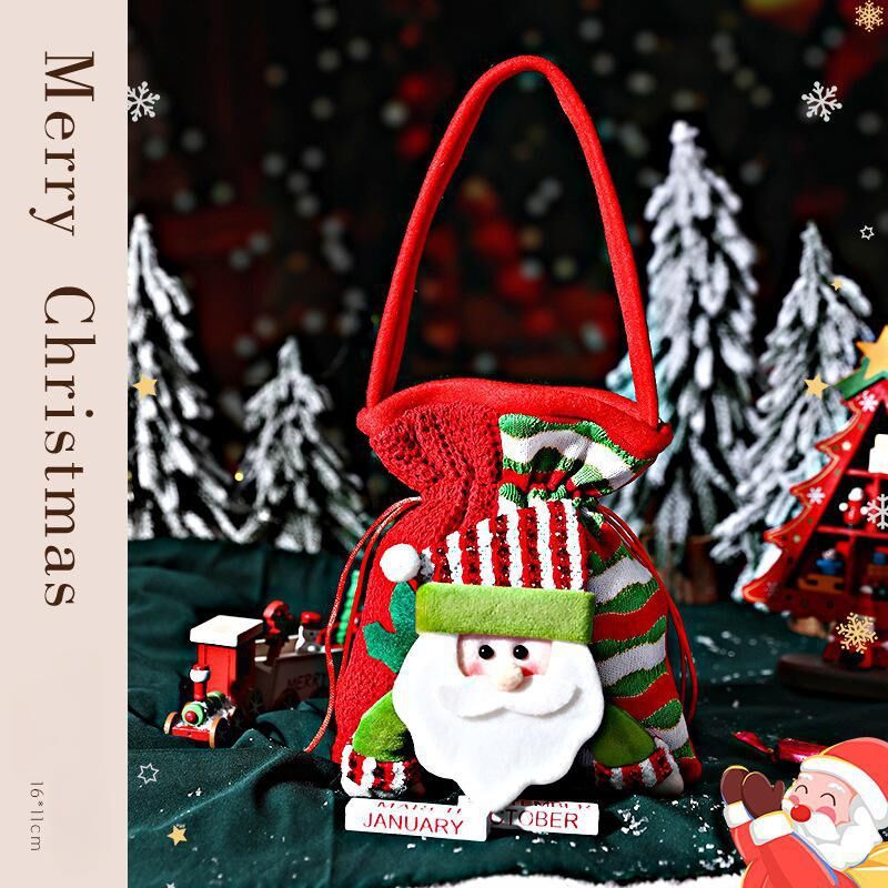 Christmas gift Festive Aussie Christmas Gift Bags: Cute Reindeer, Santa & Snowman Pouches for Xmas Treats & Gifting（moose） 