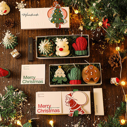 Christmas gift Handmade Aussie Christmas Scented Candle Set - Random Festive Designs (Reindeer, Tree, Gingerbread & More) for Gifting & Decor Product Description