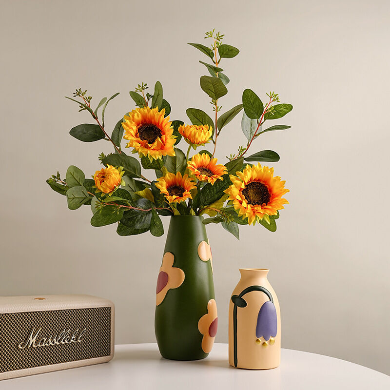 Morandi Painted Ceramic Vase Set (3-Piece) – Modern Home Decor for Flowers | Other Luxury Styles in Store