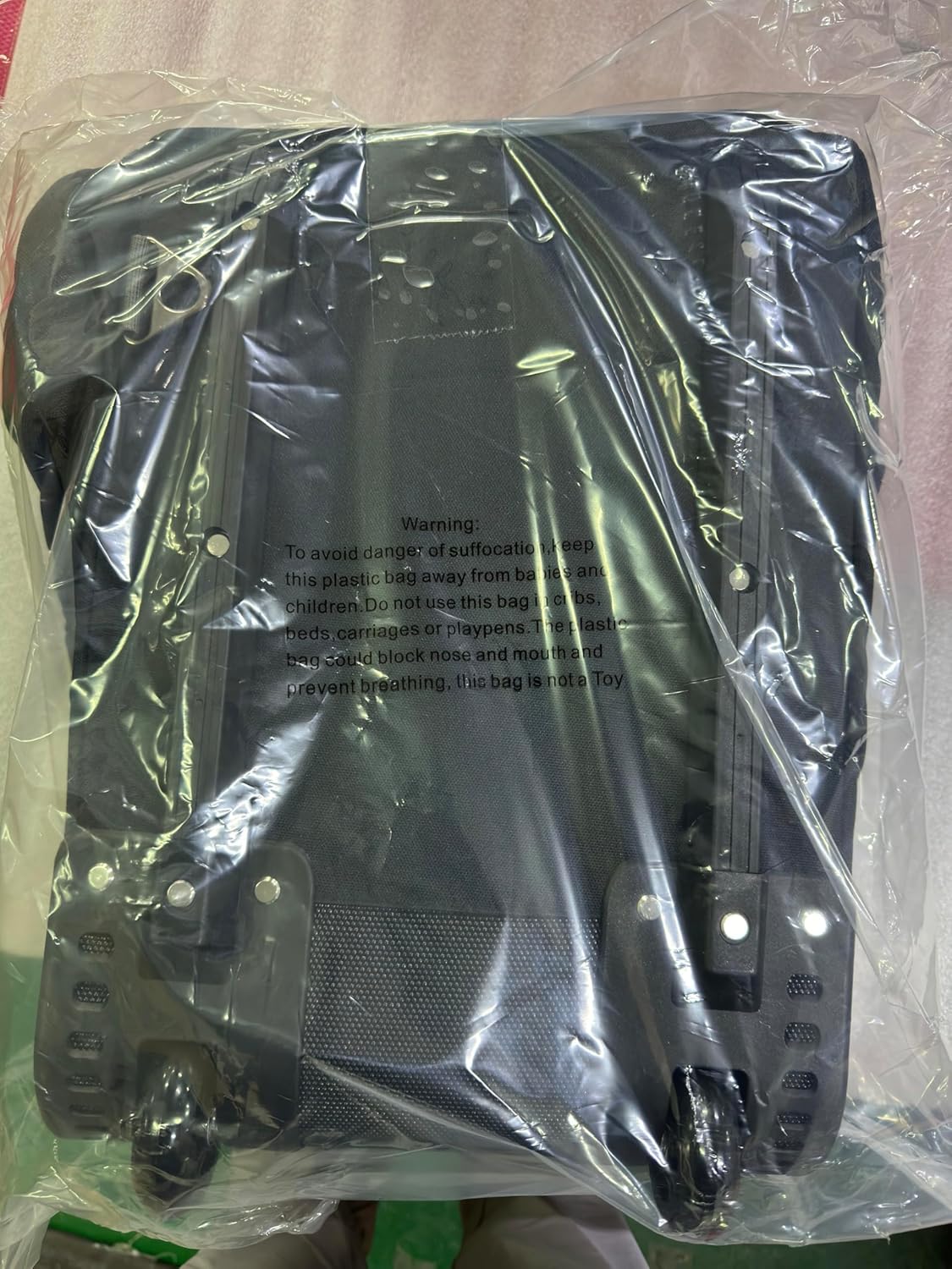 OutdoorMaster Padded Golf Club Travel Bag with Wheels, 900D Heavy Duty Oxford Waterproof -Alligators-Black