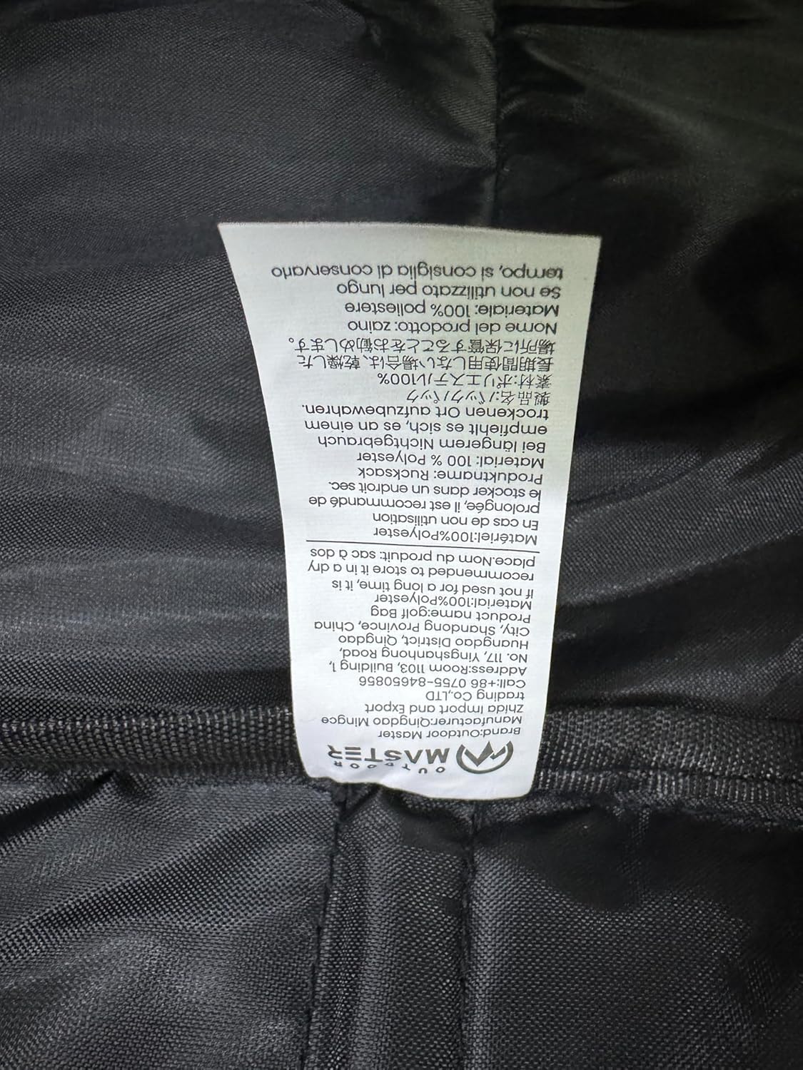 OutdoorMaster Padded Golf Club Travel Bag with Wheels, 900D Heavy Duty Oxford Waterproof -Alligators-Gray