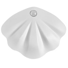 White Shell Sensor Light - Decorative LED Motion-Activated Lamp for Home & Outdoor