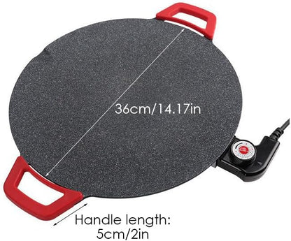 Smokeless Indoor Electric Grill & Nonstick Griddle – Compact, Fast-Heating Tabletop Grill for Steaks, Burgers, Pancakes, BBQ, and Everyday Indoor Cooking