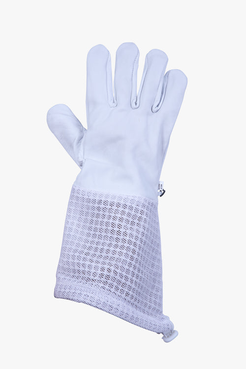 Beekeeping Bee Gloves Goat Skin 3 Mesh Ventilated Gloves-S