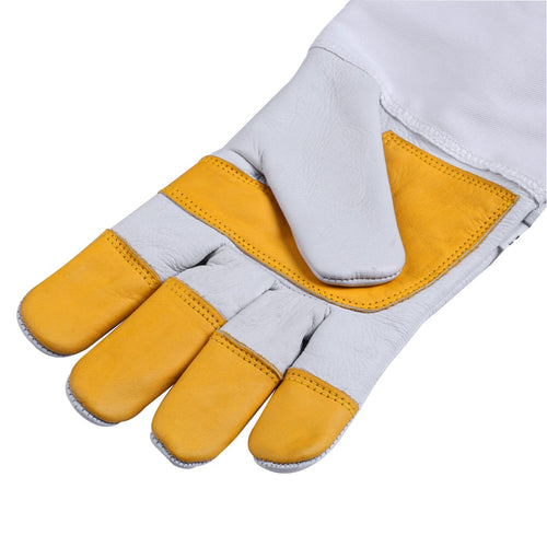 Beekeeping Bee Gloves Cow Hide Ventilated  Heavy Duty Gloves  M