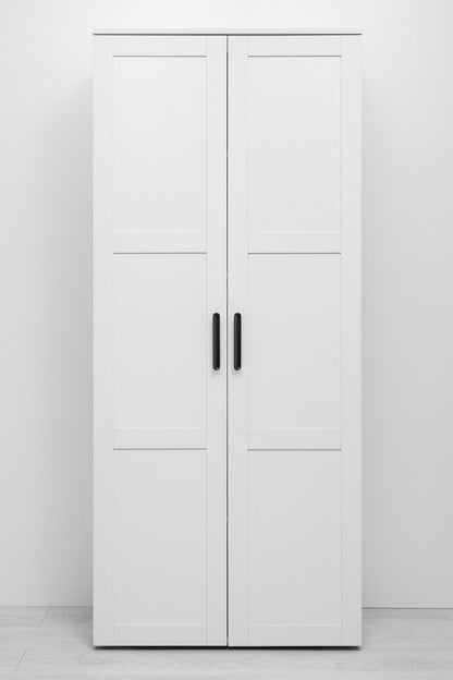 STOCKHOLM UNIVERSAL STORAGE CUPBOARD - HAMPTONS - DECO BLACK HANDLE