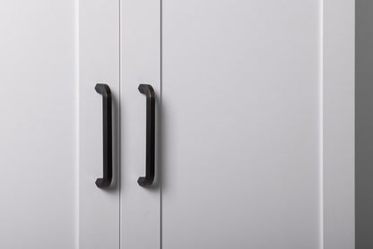 STOCKHOLM UNIVERSAL STORAGE CUPBOARD - HAMPTONS - HEX BLACK HANDLE