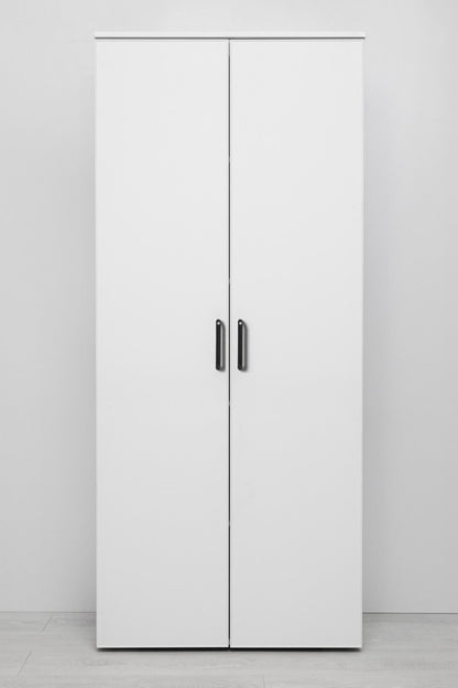 STOCKHOLM UNIVERSAL STORAGE CUPBOARD - SLIM SHAKER PANEL - HEX BLACK HANDLE