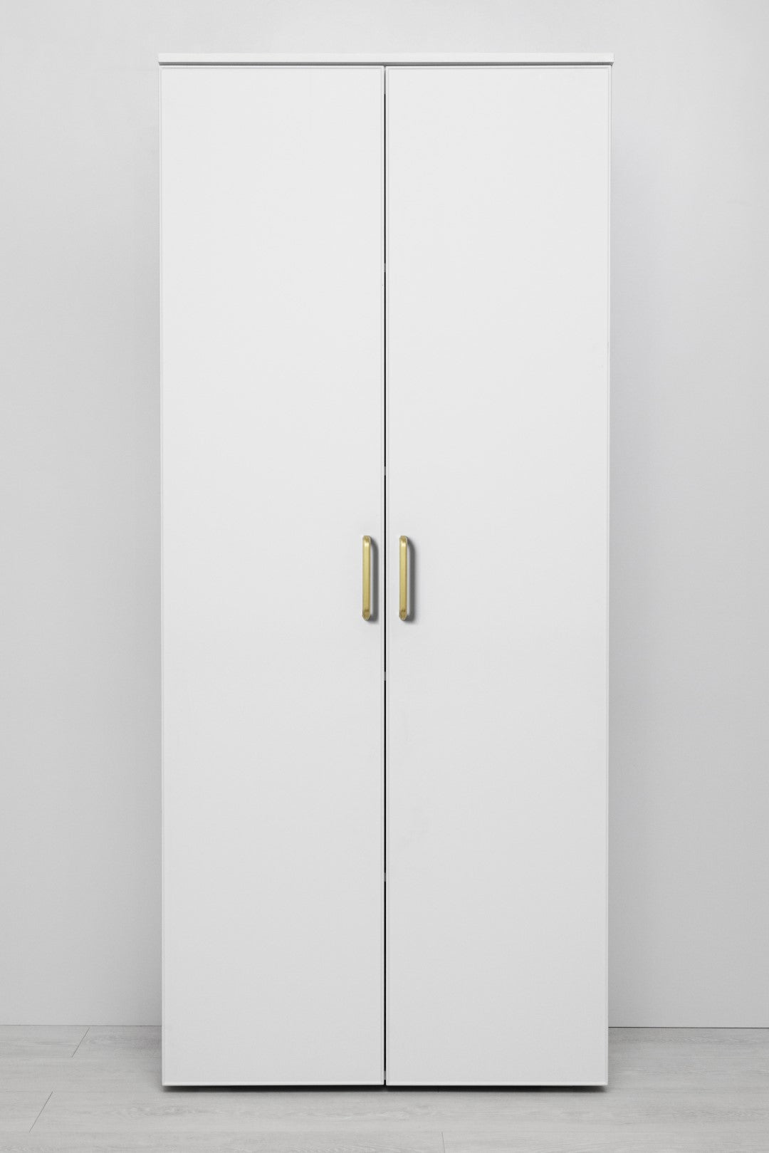 STOCKHOLM UNIVERSAL STORAGE CUPBOARD - SLIM SHAKER PANEL - HEX GOLD HANDLE