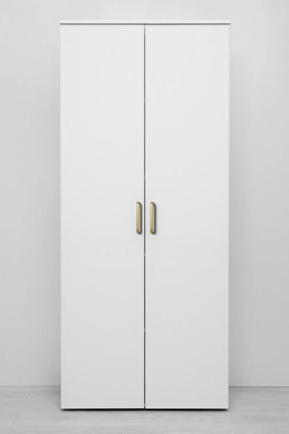 STOCKHOLM UNIVERSAL STORAGE CUPBOARD - SLIM SHAKER PANEL - HEX GOLD HANDLE