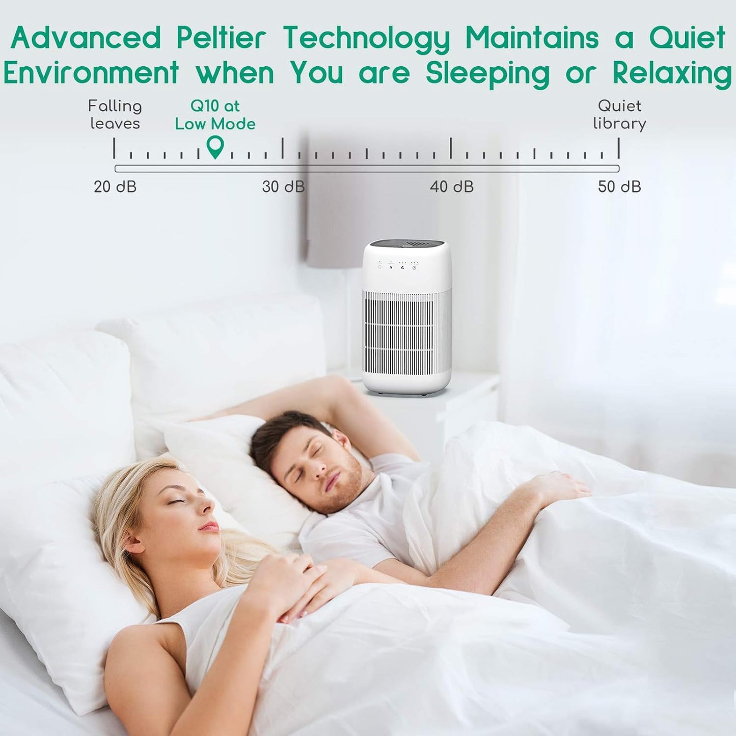 Air Purifier Dehumidifier Q10 HEPA Filter