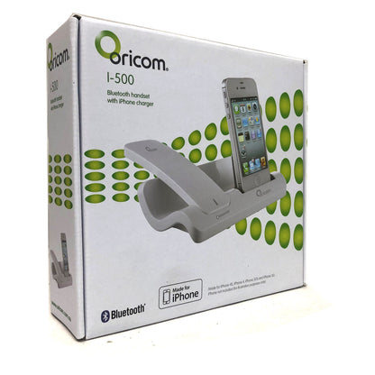 Oricom 30 Pin iPhone 4 4s iPod Charger & Cordless Bluetooth Handset white