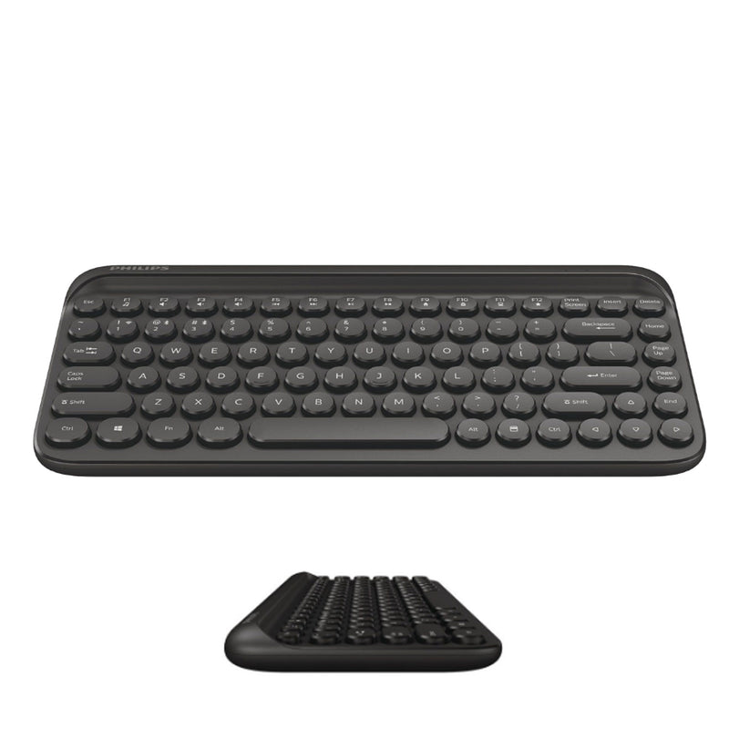 Philips Wireless Compact Keyboard BT 2.4Ghz Bluetooth Multi Device SPK6624