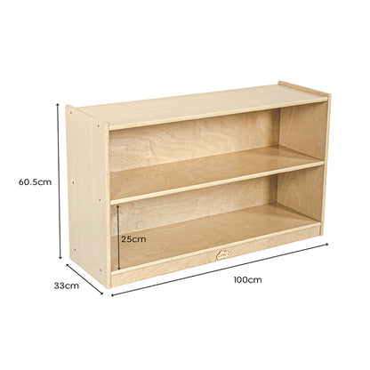 Jooyes 2 Shelf Wooden Storage Cabinet H60.5cm