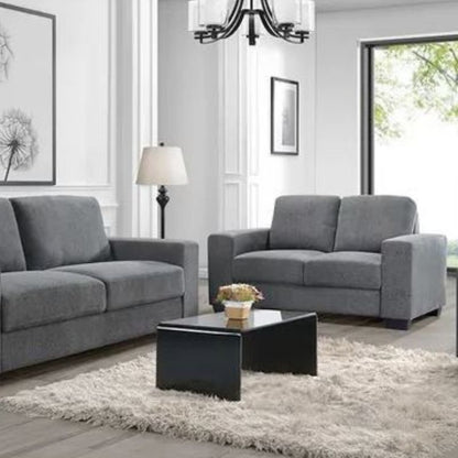 Brooks 2 Seater Fabric Sofa Elephant Grey