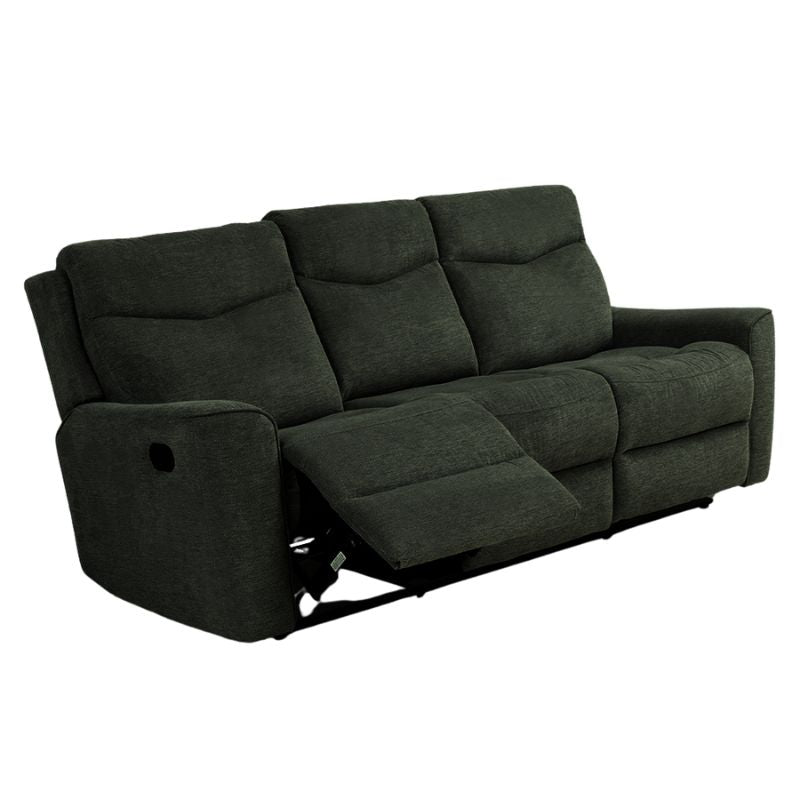 Fabric Motion Recliner Sofa Set Cosmic Dark Gray Manual 3+2 Seater