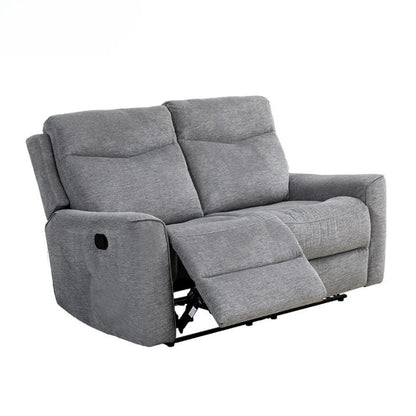 Fabric Motion Recliner Sofa Set Cosmic Light Gray Manual 3+2 Seater