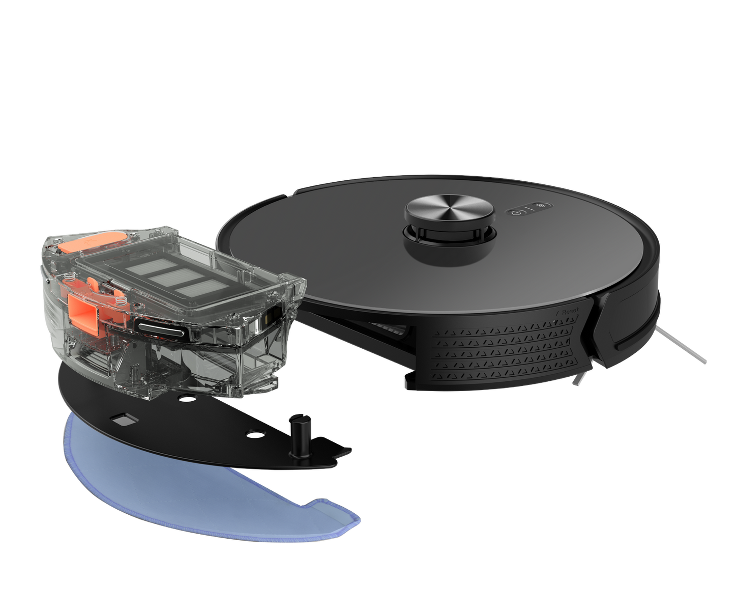 360 Degree LiDAR Scanning Robot Vacuum & Mop with Auto Disposal Station