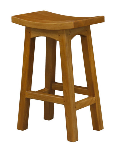 Tokyo Timber Kitchen Counter Stool (Light Pecan)