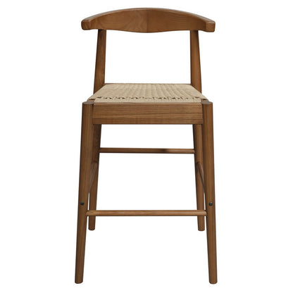 Arden Solid Oak Loom Kitchen Counter Stool (Almond)