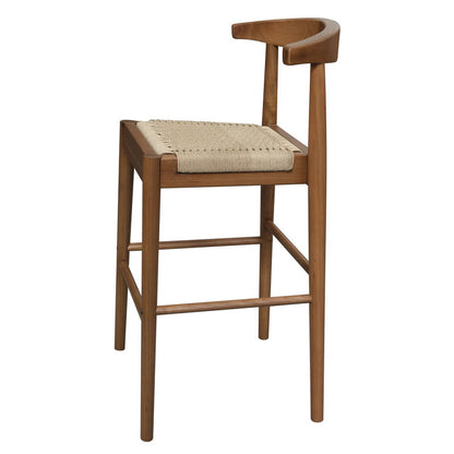 Arden Solid Oak Loom Kitchen Counter Stool (Almond)