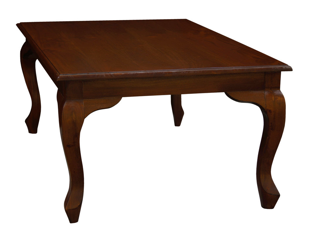 Queen Anne Coffee Table 120 x 70 cm - Mahogany