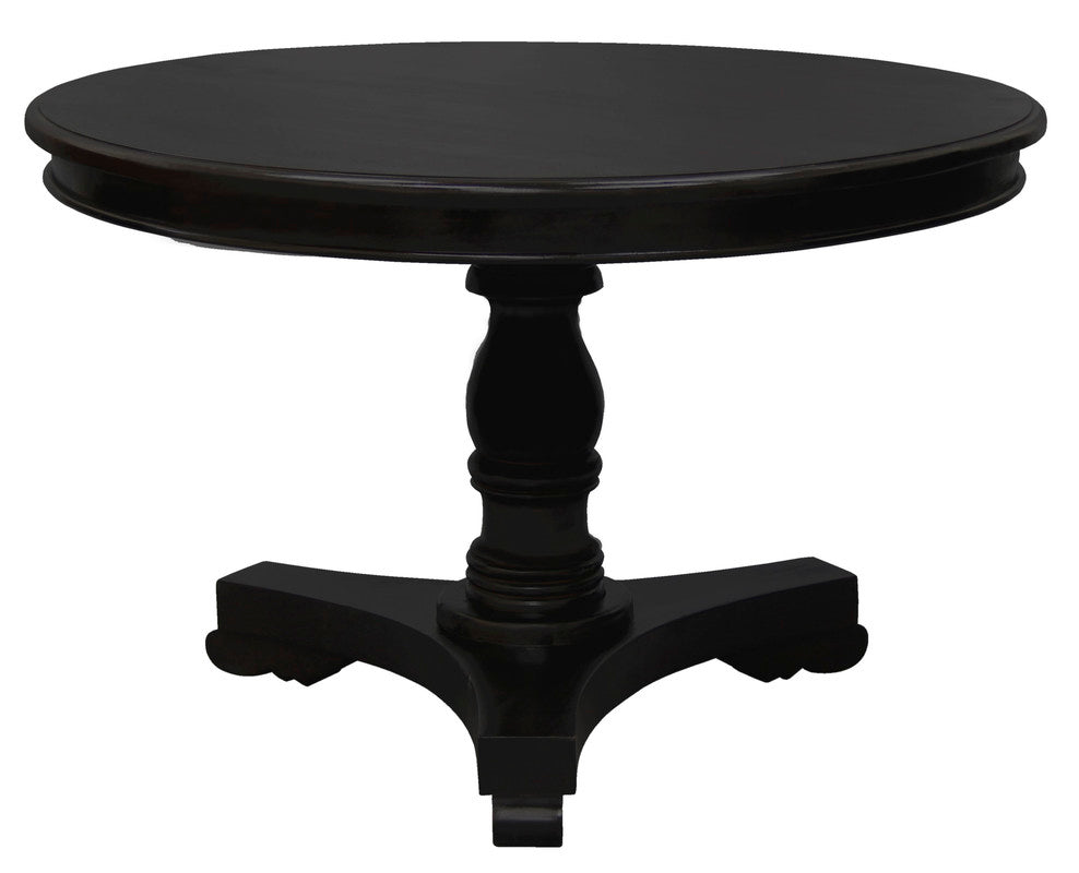 Tasmania Round Dining Table 120 cm (Chocolate)