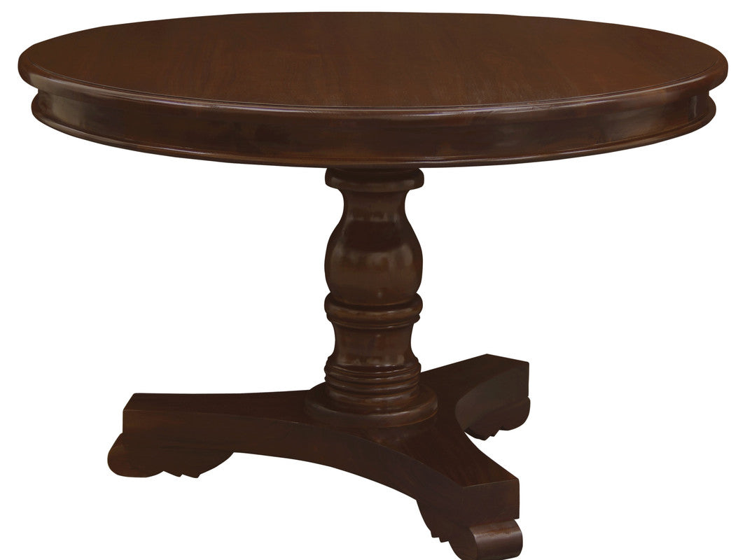 Tasmania Round Dining Table 120 cm (Mahogany)