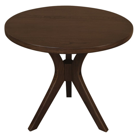 Gatsby Round Side Table - Large (Walnut)