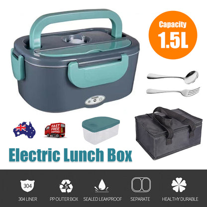 Electric Lunch Box Food Warmer Portable Leakproof Food Heater Car Home Picnic