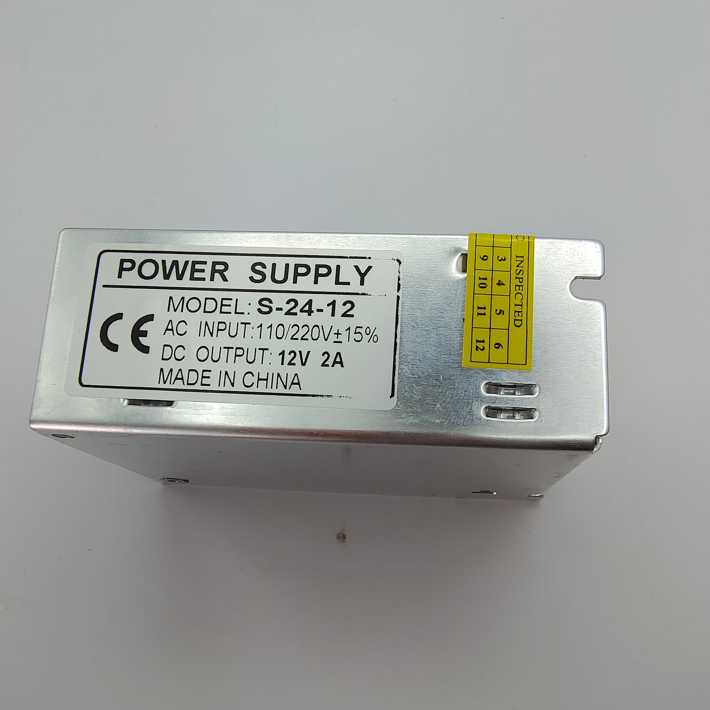 AC 110-240V TO DC 12V/24V 12V 2A 24W Transformer Regulated Power Supply