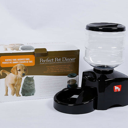 5.5L Automatic Pet Feeder Cat Dog Smart Food Dispenser Self Feeding Meal Bottle