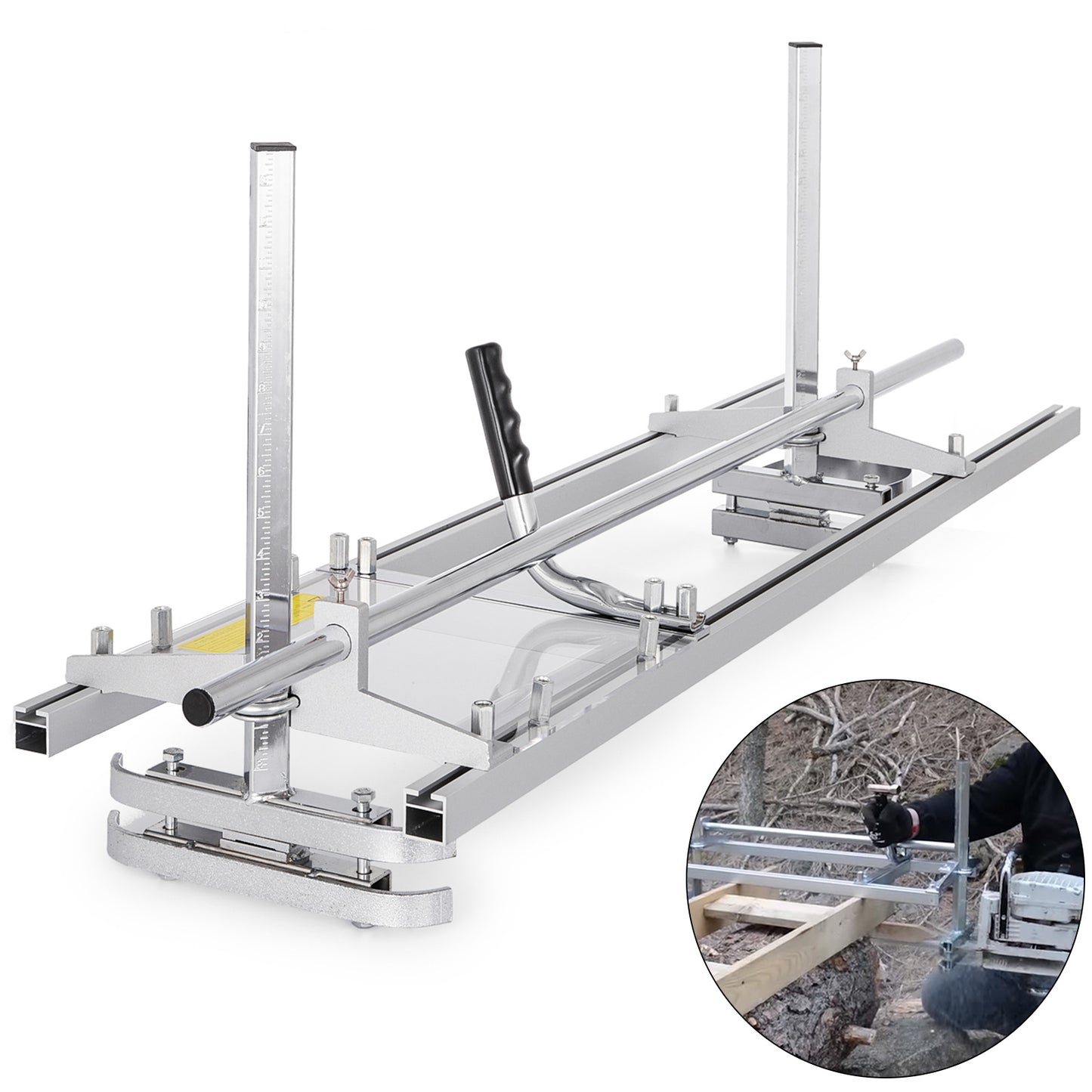 Chainsaw Mill For Saws 14"-36" Bar Furniture Making Wood Cutting Aluminum Steel