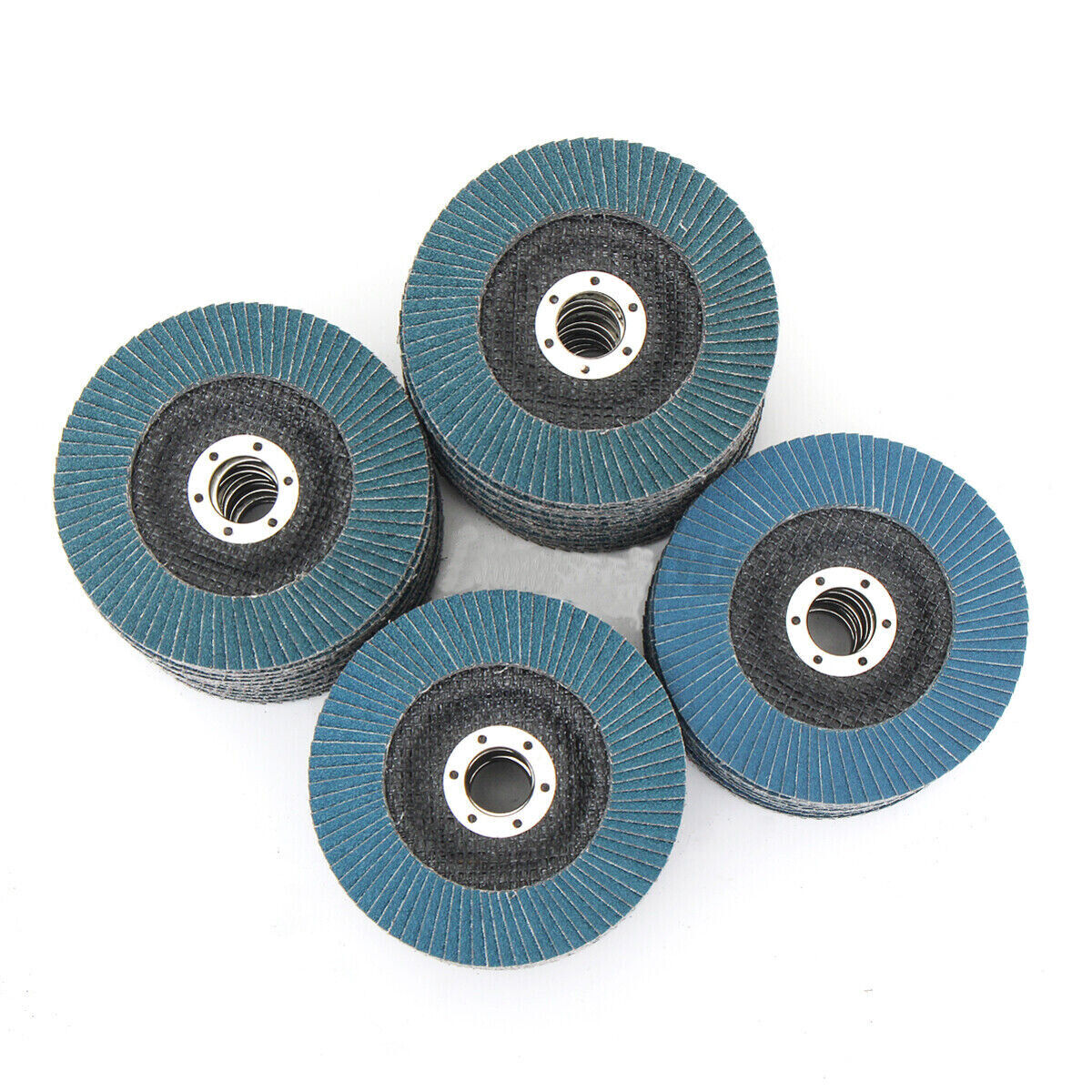 20PCS 5" 125MM Angle Grinder Flap Sanding Disc 100 Grit Grinding Wheel